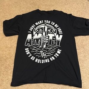 Large amity affliction mens shirt